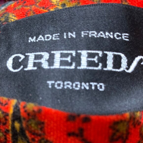 VINTAGE CREEDS WOOL PRINTED SKIRTS SIZE 26 - Picture 9 of 9